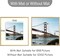 12x12 Aluminum Photo Frame with Ivory Color Mat for 8x8 Picture & Real Glass, Metal Picture Frame Collection (Gold, 1-Pack)